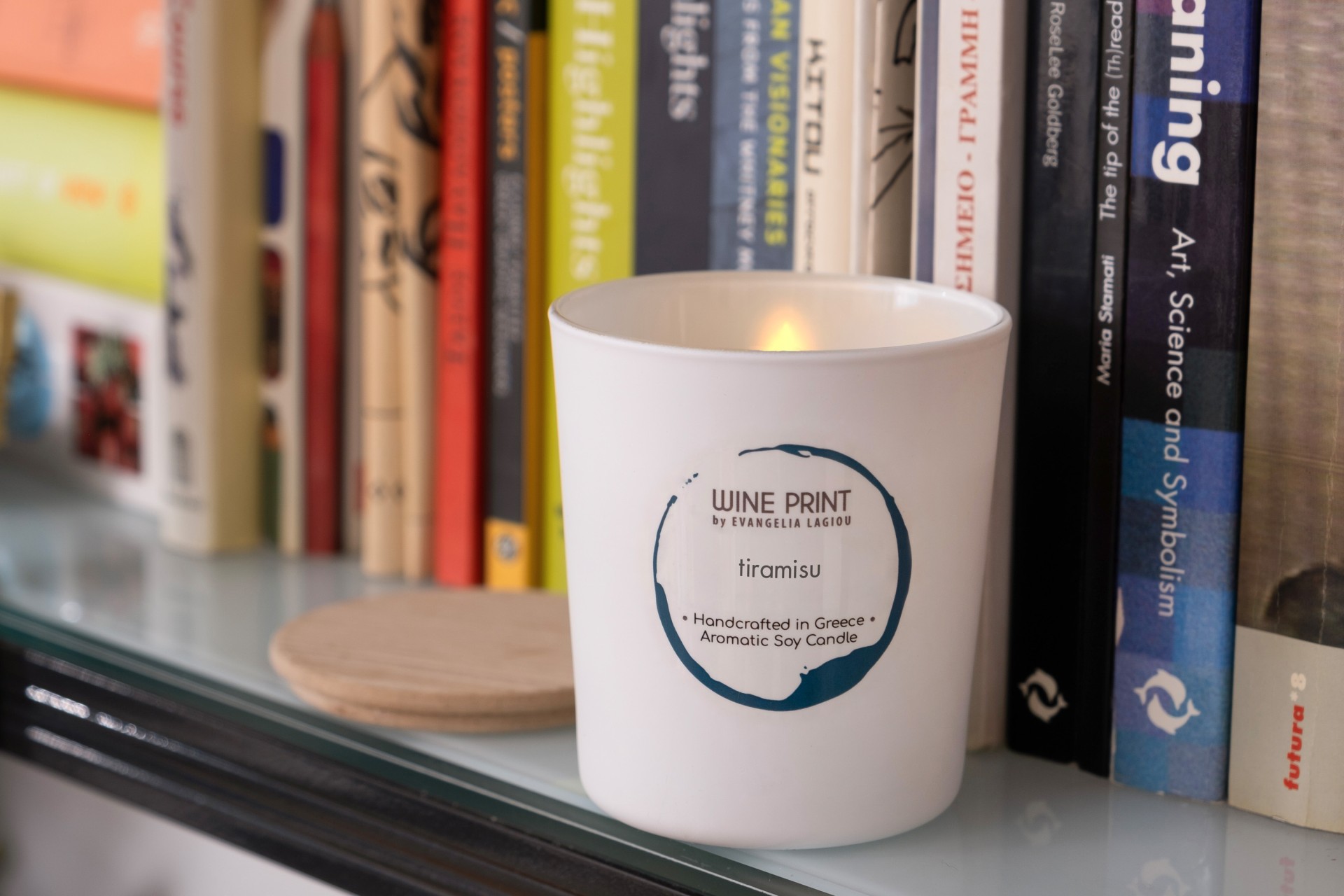 Tiramisu White ceramic cup